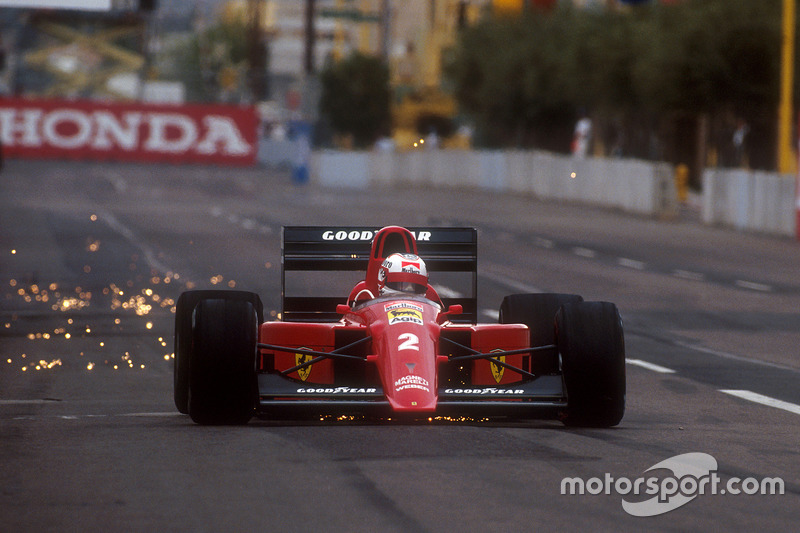 1990: poco progreso en la segunda temporada con Ferrari