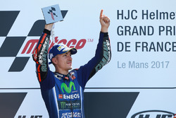 Le vainqueur Maverick Viñales, Yamaha Factory Racing