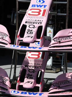Force India VJM10 nose and front wings