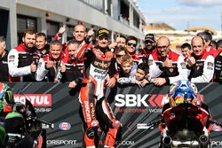 Le poleman Chaz Davies, Ducati Team