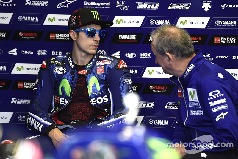 Maverick Viñales, Yamaha Factory Racing, et Ramon Forcada