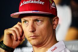 Kimi Raikkonen, Ferrari in the FIA Press Conference
