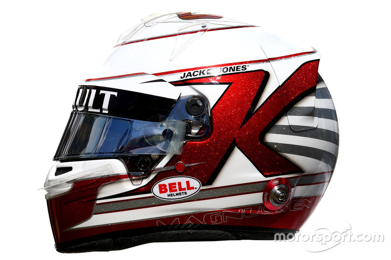 Helm von Kevin Magnussen, Renault Sport F1 Team