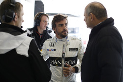 Fernando Alonso, McLaren met Ron Dennis, McLaren Executive Chairman