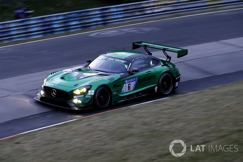 5. #6 Black Falcon Mercedes-AMG GT3: Hubert Haupt, Erik Johansson, Gabriele Piana, Nico Bastian