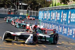 Daniel Abt, Audi Sport ABT Schaeffler Felix Rosenqvist, Mahindra Racing, Mitch Evans, Jaguar Racing