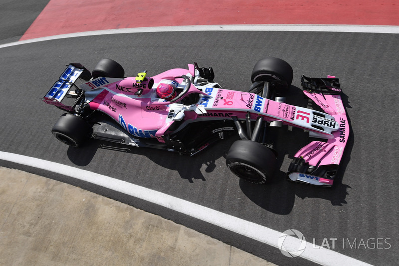 6º Force India VJM11 (1054 vueltas)