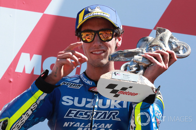 Podium kedua: Alex Rins, Team Suzuki MotoGP