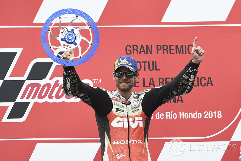 Race winner Cal Crutchlow, Team LCR Honda