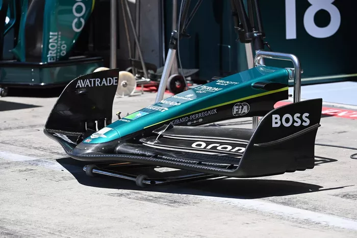 Aston Martin AMR23 detalles técnicos