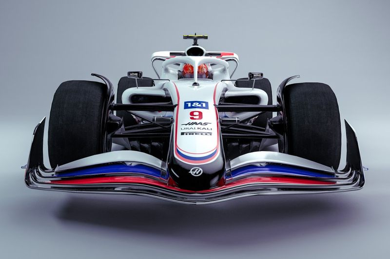 Boceto del Haas F1 para 2022