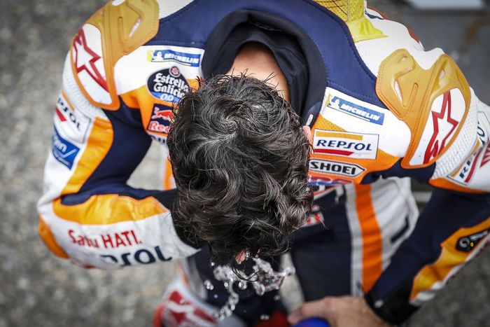 Ganador Marc Márquez, Repsol Honda Team celebra