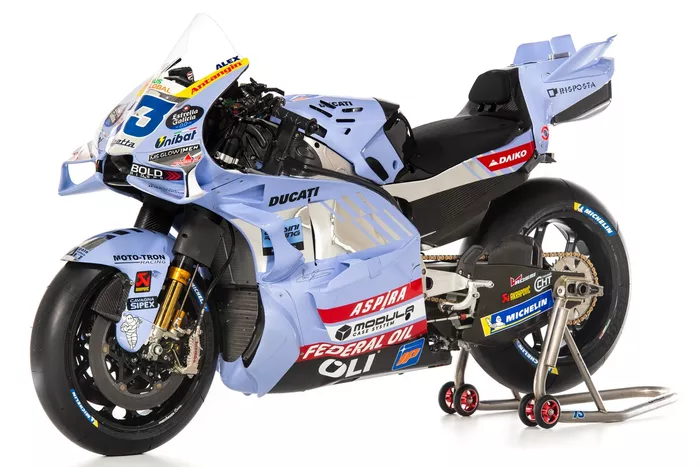 La livrée MotoGP de Gresini Racing