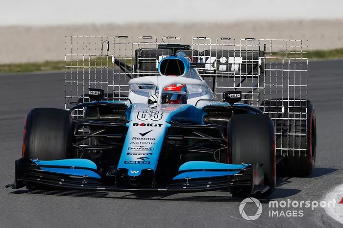 El Williams FW42 con sensores aerodinámicos