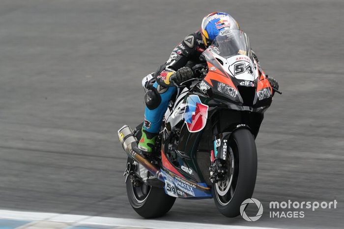 #54 Kawasaki Puccetti Racing: Toprak Razgatlioglu, #33 GRT Yamaha Official: Marco Melandri