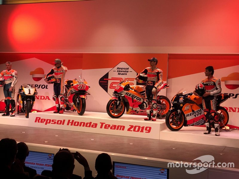 Мік Дуен, Марк Маркес, Хорхе Лоренсо, Алекс Крівілл, Honda HRC