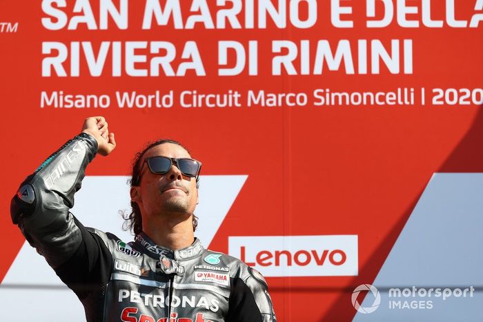 Podio: ganador Franco Morbidelli, Petronas Yamaha SRT