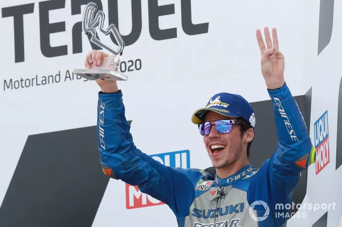 Podio: tercer lugar Joan Mir, Team Suzuki MotoGP