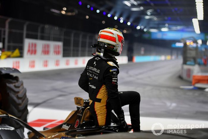 El coche dañado de Antonio Felix Da Costa, DS Techeetah