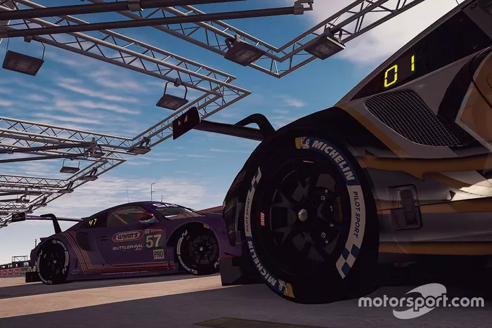 #57 Team Project 1 Porsche 911 RSR: Felipe Fraga, Matteo Cairoli, Tim Neuendorf, Zbigniew Siara