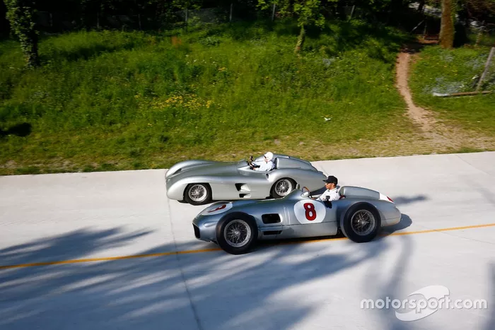 Lewis Hamilton et Sir Stirling Moss à Monza