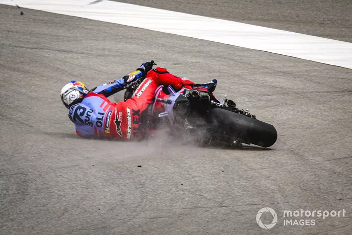 Alex Marquez, incidente Gresini Racing