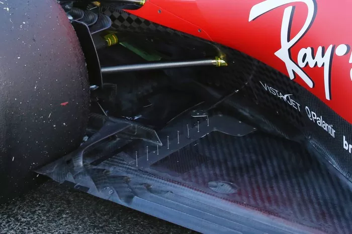 Ferrari SF1000 floor