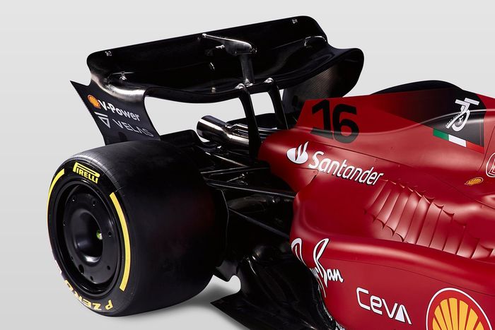 Detalle del Ferrari F1-75