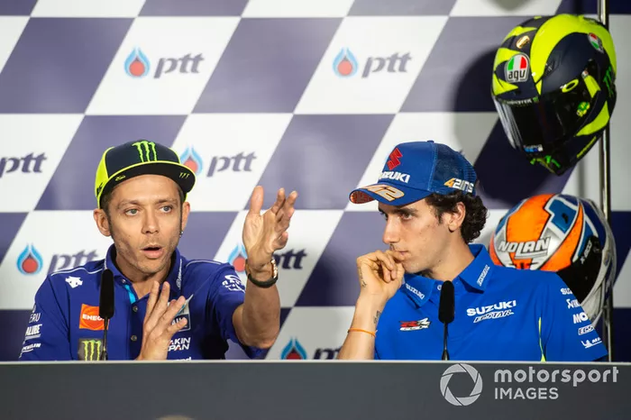 Valentino Rossi, Yamaha Factory Racing, Alex Rins, Team Suzuki MotoGP