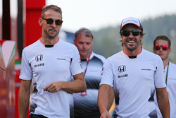 Jenson Button, McLaren Honda und Fernando Alonso, McLaren Honda