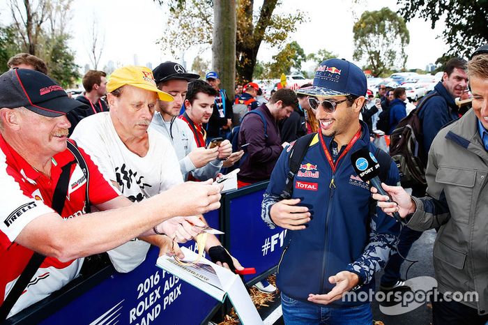 O mesmo aconteceu com Daniel Ricciardo