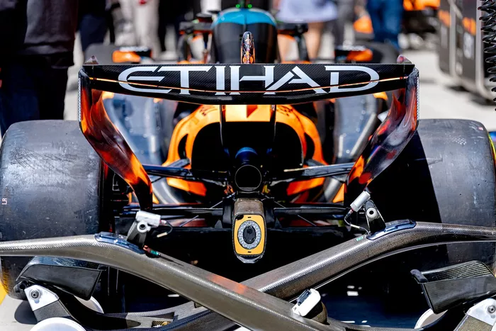 McLaren car tech detail