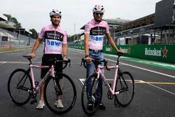 Sergio Perez, Sahara Force India and Esteban Ocon, Sahara Force India F1, bikes