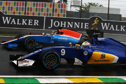 Marcus Ericsson, Sauber C35 y Pascal Wehrlein, Manor Racing MRT05