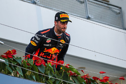Daniel Ricciardo, Red Bull Racing celebrates on the podium