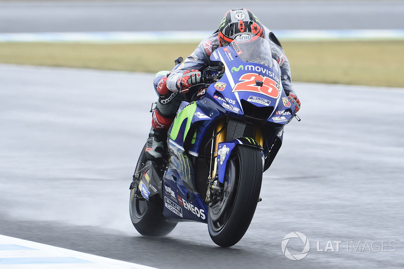 Apenas em nono, Maverick Viñales perdeu 12 pontos para Marc Márquez e viu sua desvantagem no mundial crescer para 40 pontos.