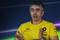 Nick Chester, Renault Sport F1 Team Technical Director in the Press Conference