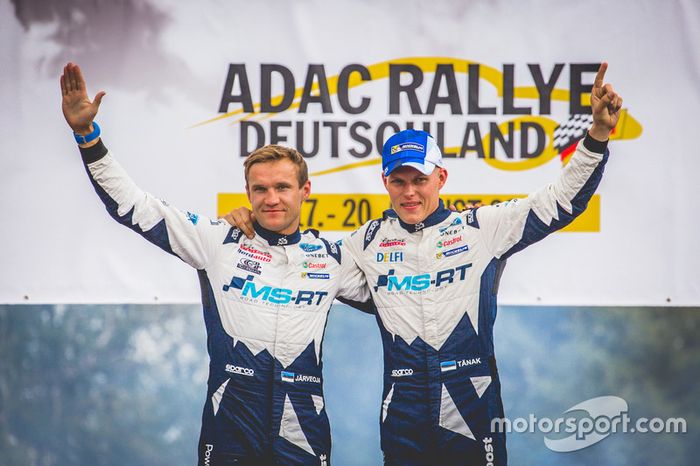 Los ganadores Ott Tänak, Martin Järveoja, Ford Fiesta WRC, M-Sport