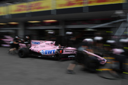 Simulations d'arrêts au stand pour Sahara Force India