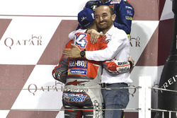 Claudio Domenicali, Ducati Team, winner Andrea Dovizioso, Ducati Team