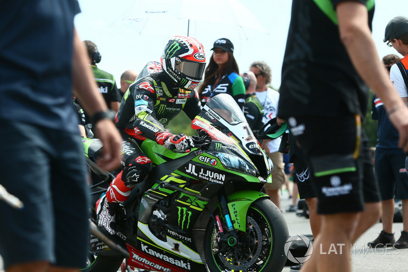 Le vainqueur : Jonathan Rea, Kawasaki Racing