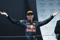 Podium: Third place Max Verstappen, Red Bull Racing