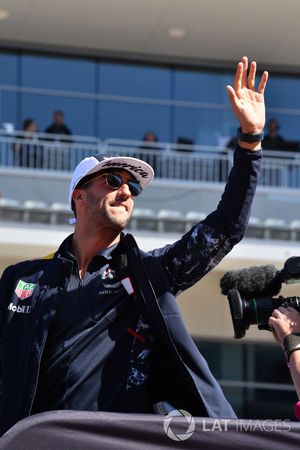 Daniel Ricciardo, Red Bull Racing on the drivers parade