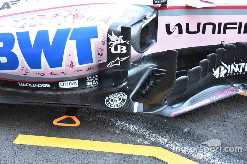 Область дефлектора Force India VJM10