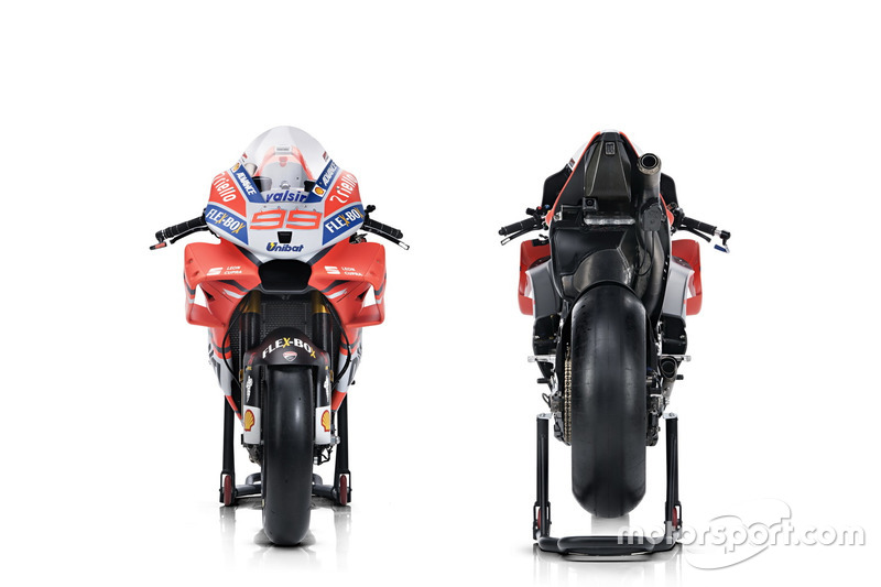 Motos de Andrea Dovizioso y  Jorge Lorenzo, Ducati Team