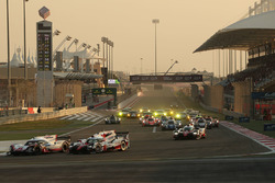 Arrancada #1 Porsche Team Porsche 919 Hybrid: Neel Jani, Andre Lotterer, Nick Tandy