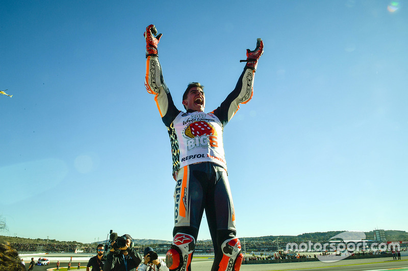 Campeón del mundo Marc Márquez, Repsol Honda Team celebra