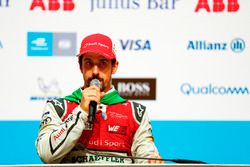 Lucas di Grassi, Audi Sport ABT Schaeffler, en la conferencia de prensa posterior a la carrera