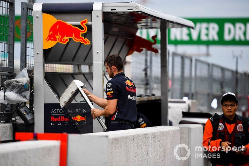 Preparaciones para la llegada del tifón a Suzuka