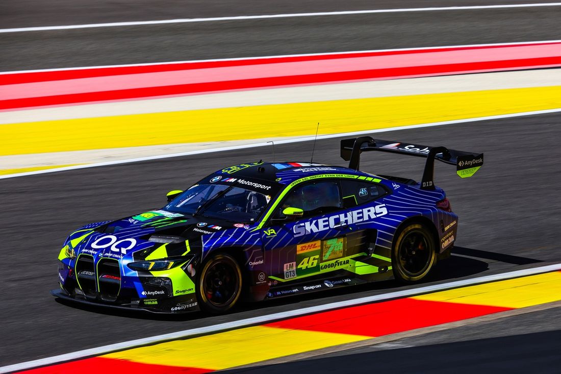 #46 Team WRT BMW M4 LMGT3: Ahmad Al Harthy, Valentino Rossi, Kelvin Van Der Linde